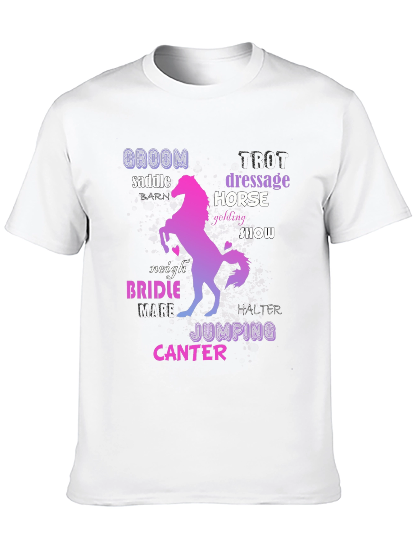 Equestrian Word Art T-Shirt