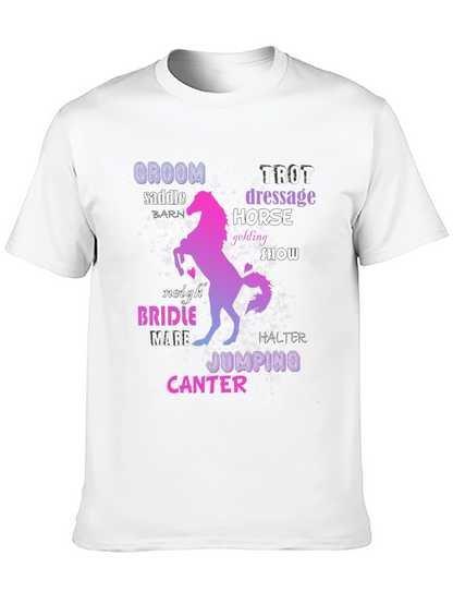 Equestrian Word Art T-Shirt
