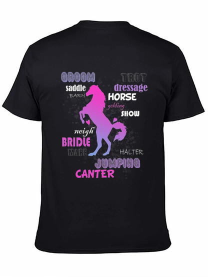 Equestrian Word Art T-Shirt