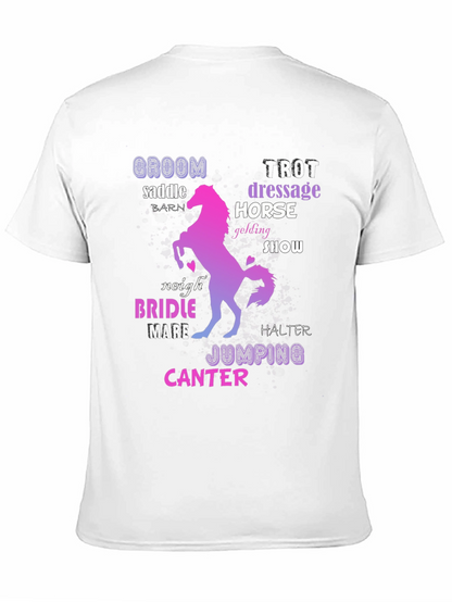 Equestrian Word Art T-Shirt
