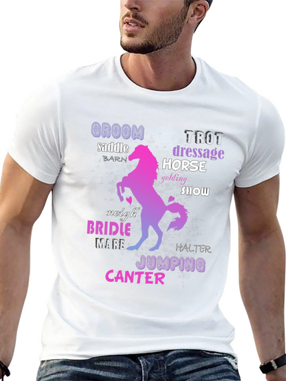 Equestrian Word Art T-Shirt