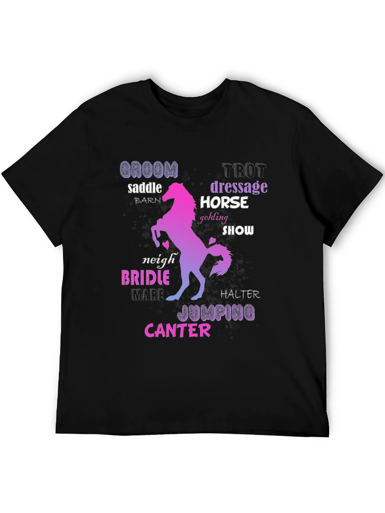 Equestrian Word Art T-Shirt