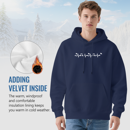 Cool Graphic Hoodie - White Design Merging