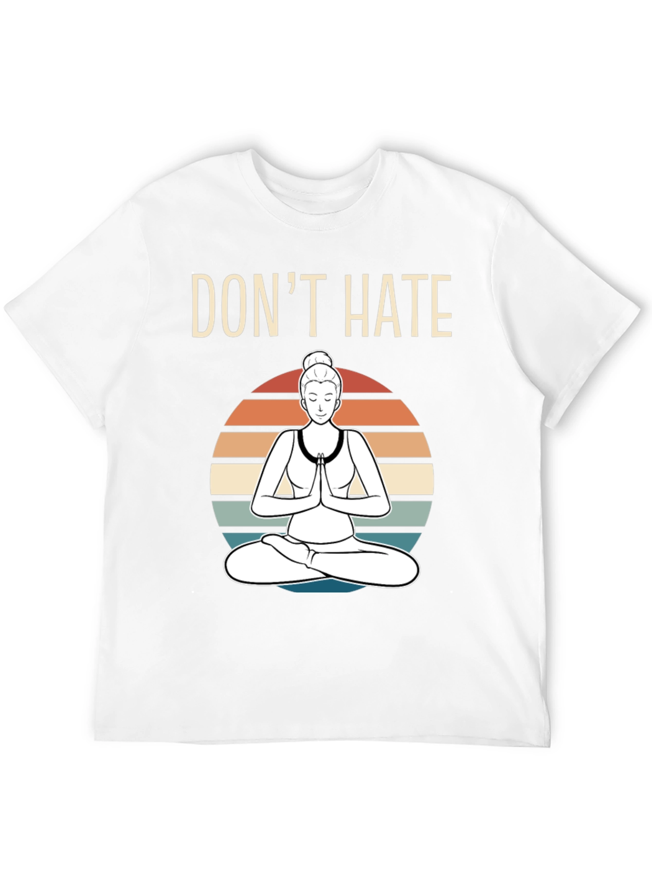 Dont Hate Meditate Graphic T-Shirt