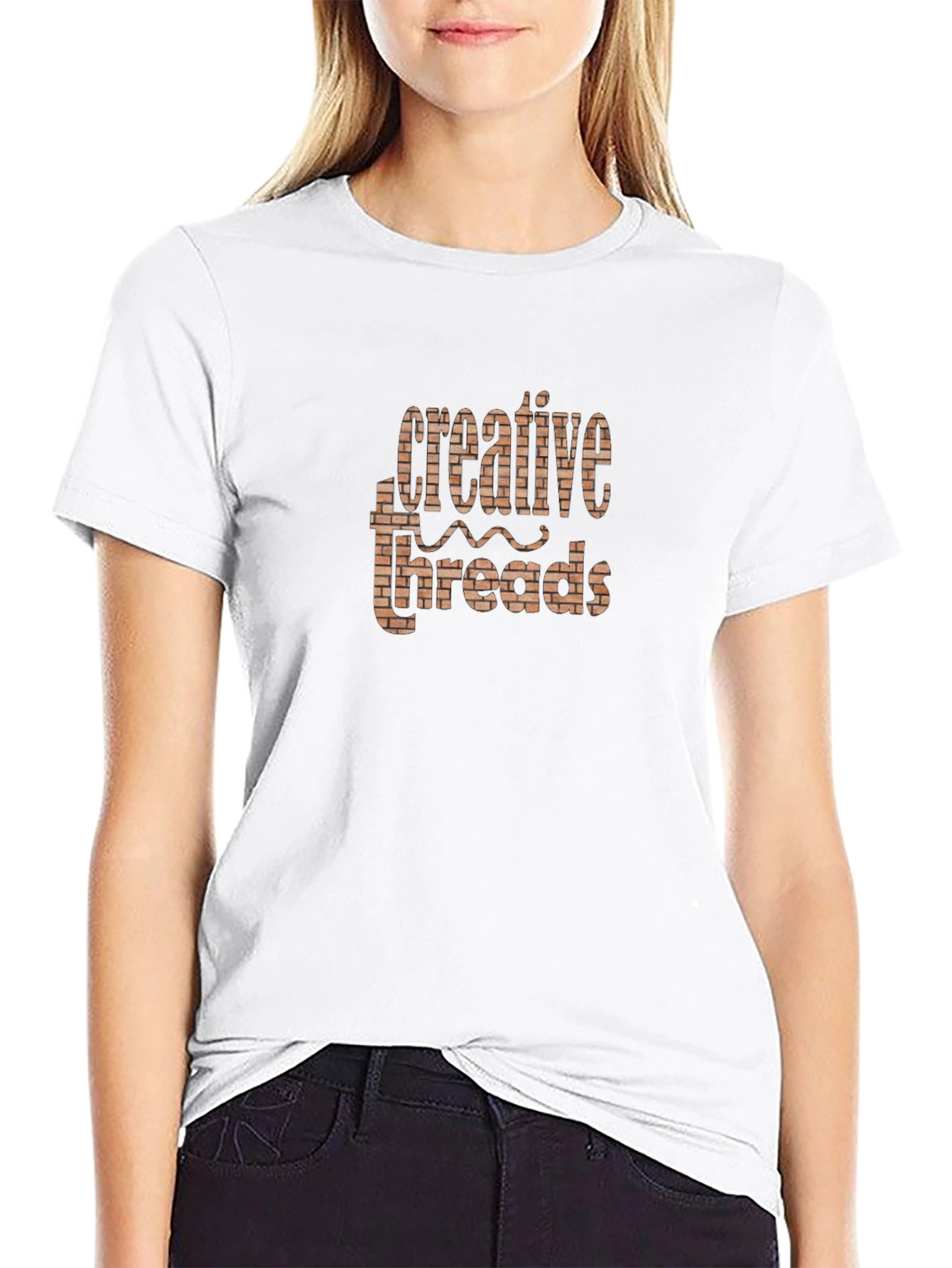 Creative Threads Brick Design T-Shirt