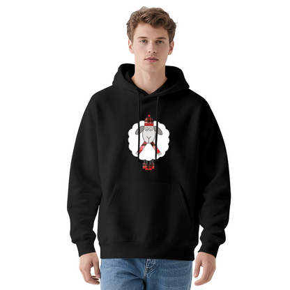 Cozy Plaid Sheep Winter Hoodie