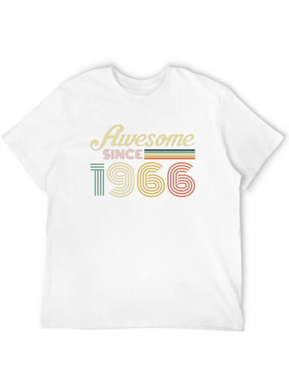 Awesome Since 1966 T-Shirt - Retro Birthday Tee