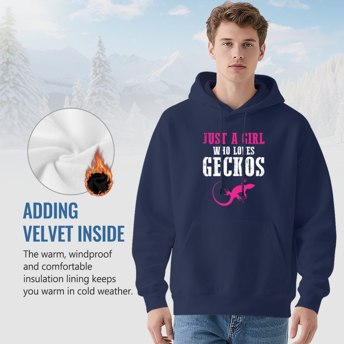 Just A Girl Who Loves Geckos Hoodie