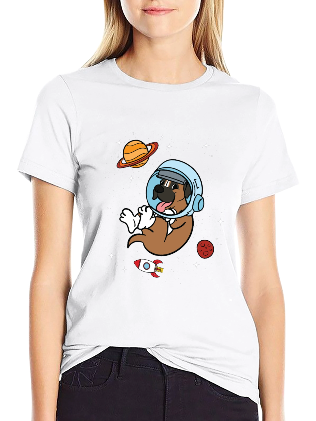 Astronaut Dog T-Shirt - Space Pup