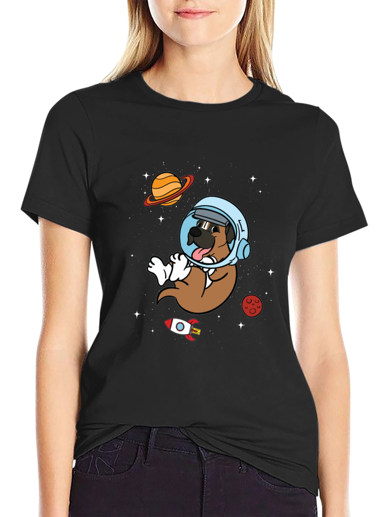 Astronaut Dog T-Shirt - Space Pup