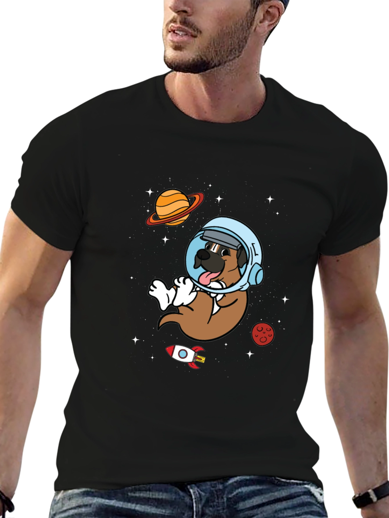 Astronaut Dog T-Shirt - Space Pup