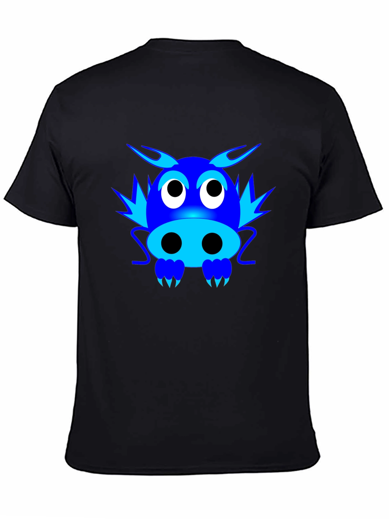 Cartoon Dragon Graphic T-Shirt