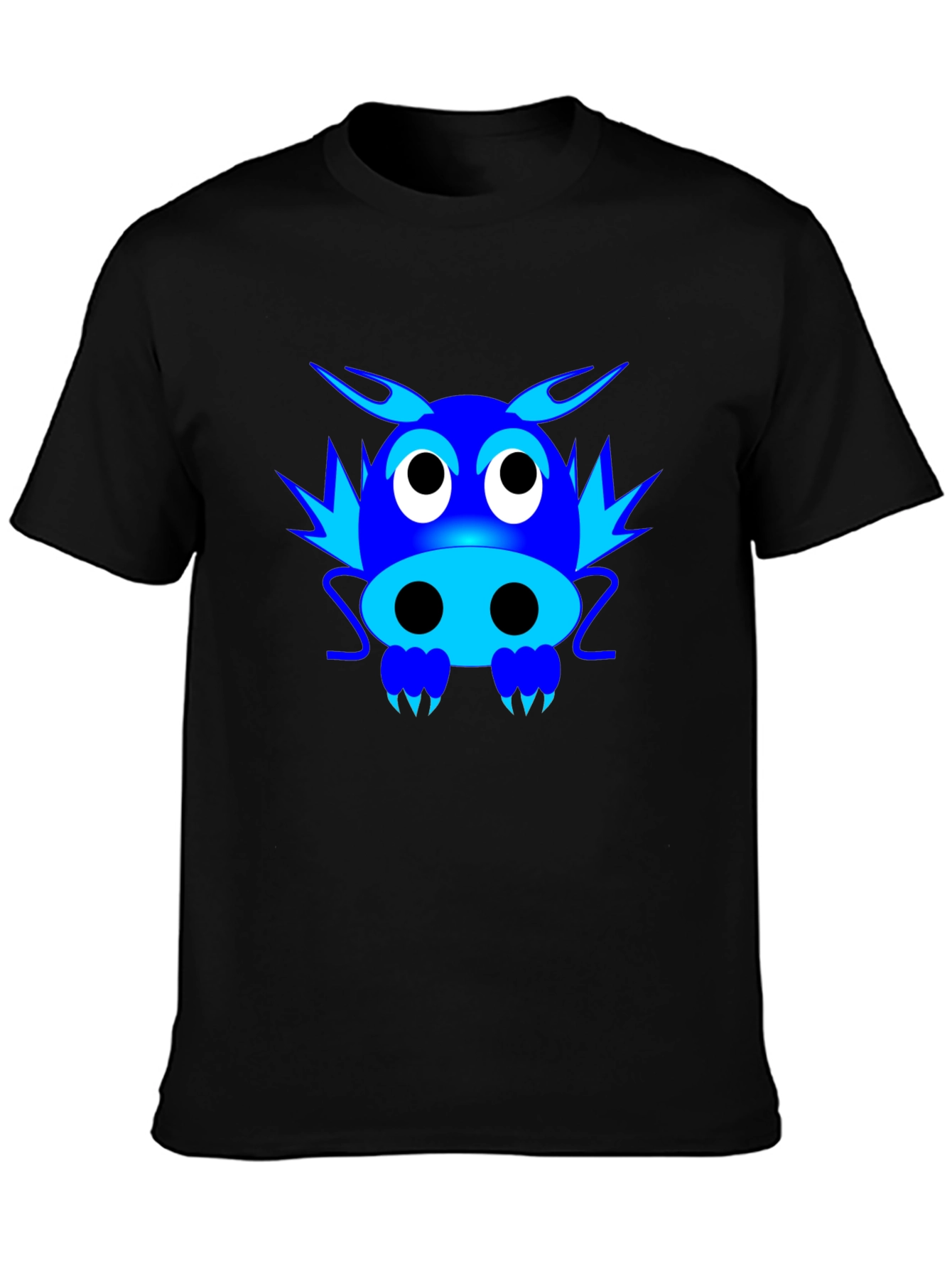 Cartoon Dragon Graphic T-Shirt