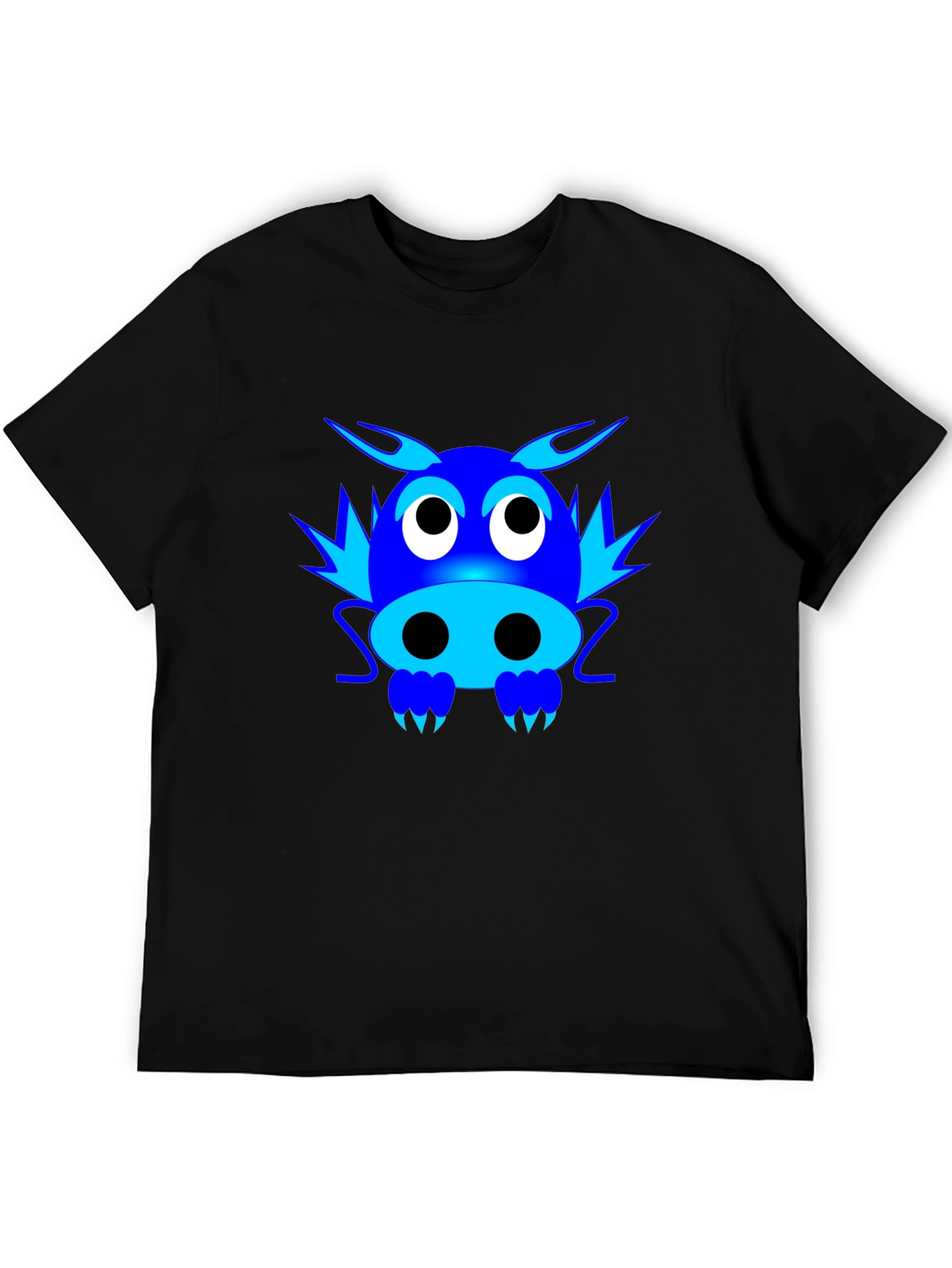 Cartoon Dragon Graphic T-Shirt