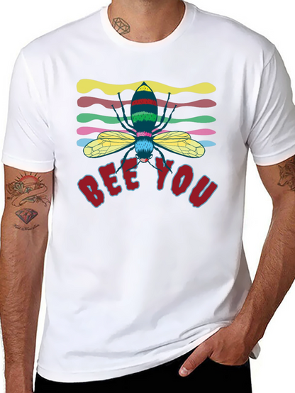 Bee You T-Shirt - Graphic Print Mens Tee