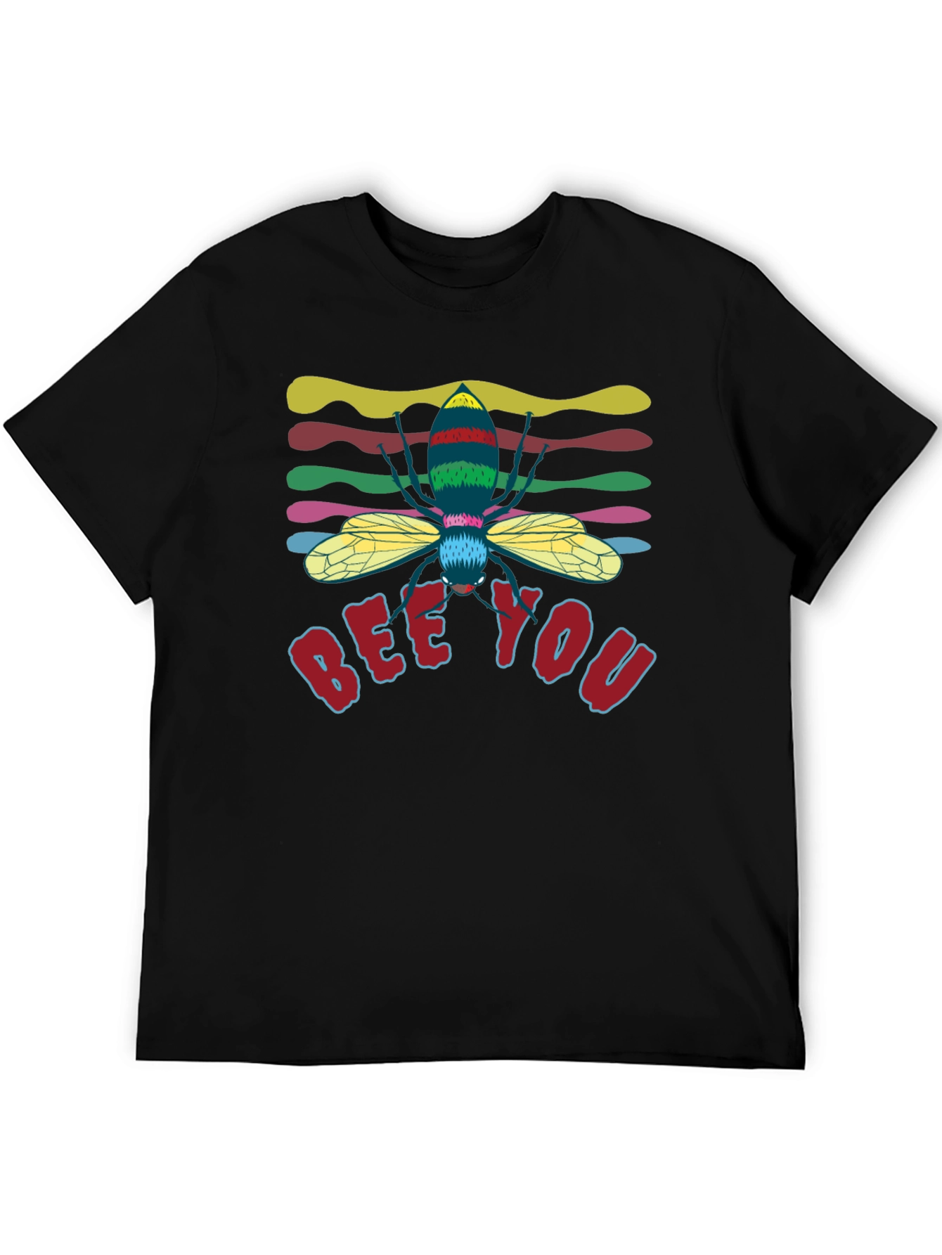 Bee You T-Shirt - Graphic Print Mens Tee