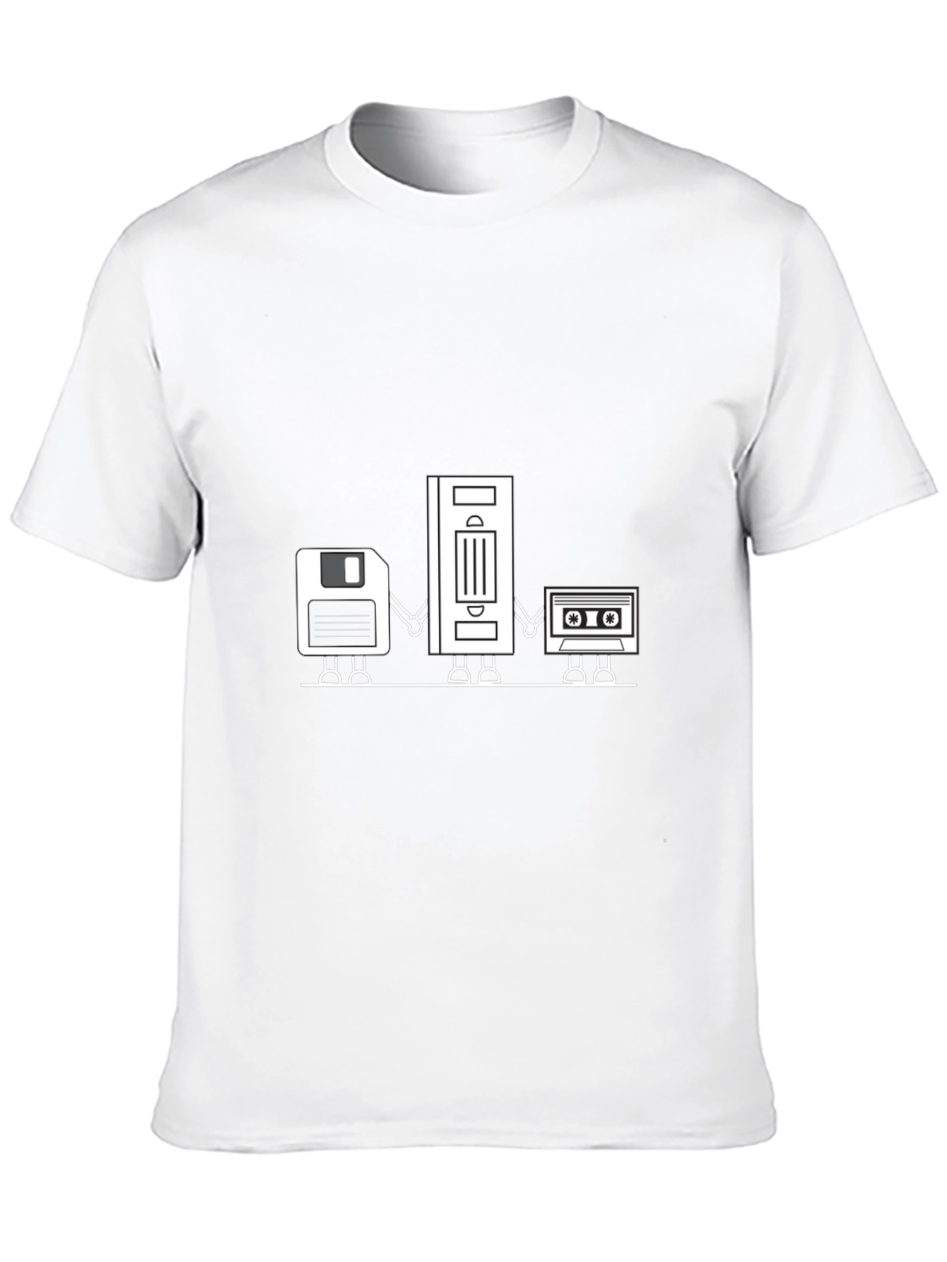 Retro Tech Buddies Graphic Tee