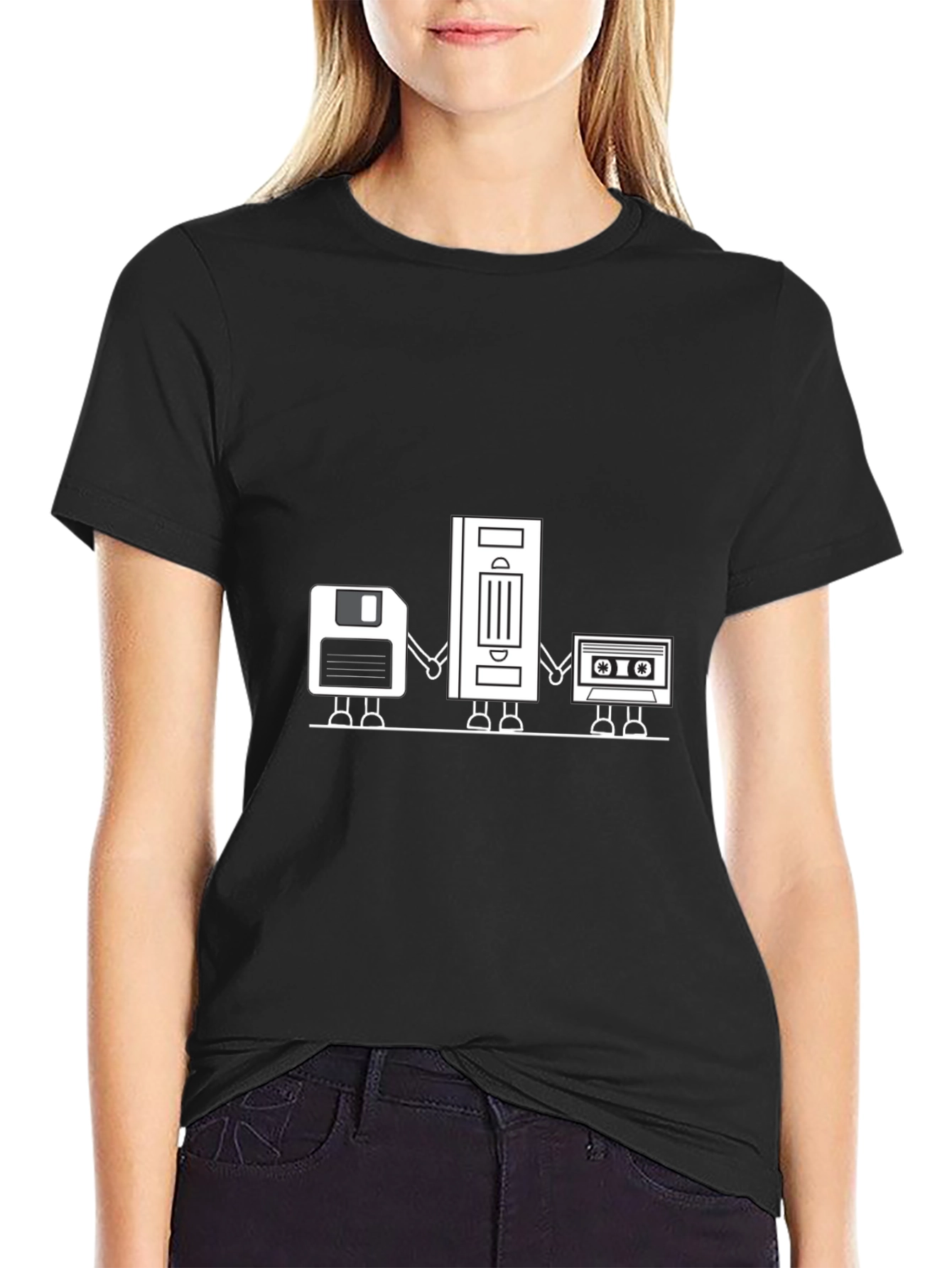 Retro Tech Buddies Graphic Tee