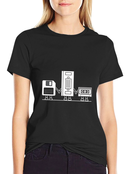 Retro Tech Buddies Graphic Tee