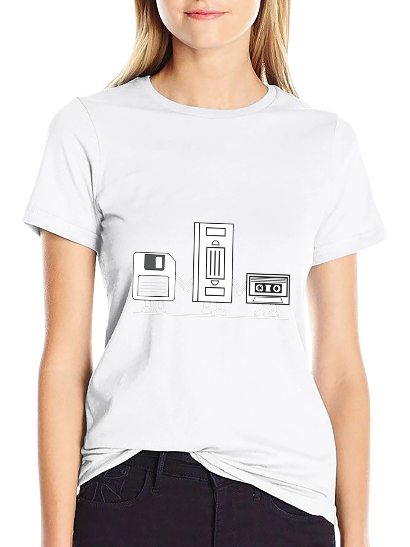 Retro Tech Buddies Graphic Tee