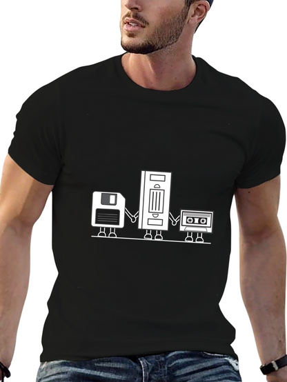 Retro Tech Buddies Graphic Tee