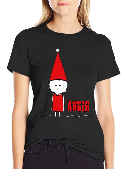 Anger Gnome Graphic Tee - Black