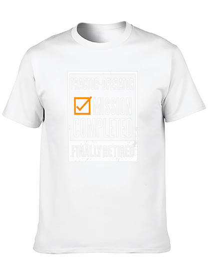 Tractor Operator Retired T-Shirt