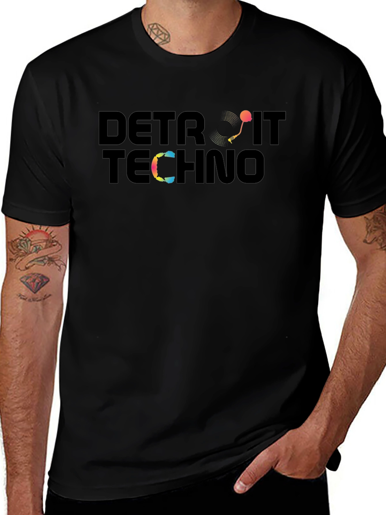 Detroit Techno Graphic T-Shirt