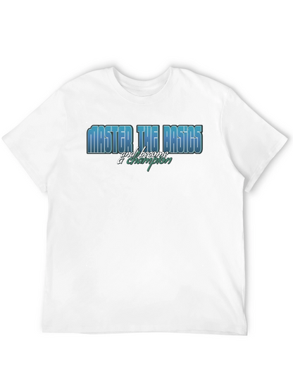 Master the Basics Black Graphic T-Shirt
