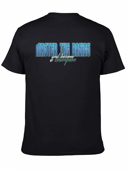 Master the Basics Black Graphic T-Shirt