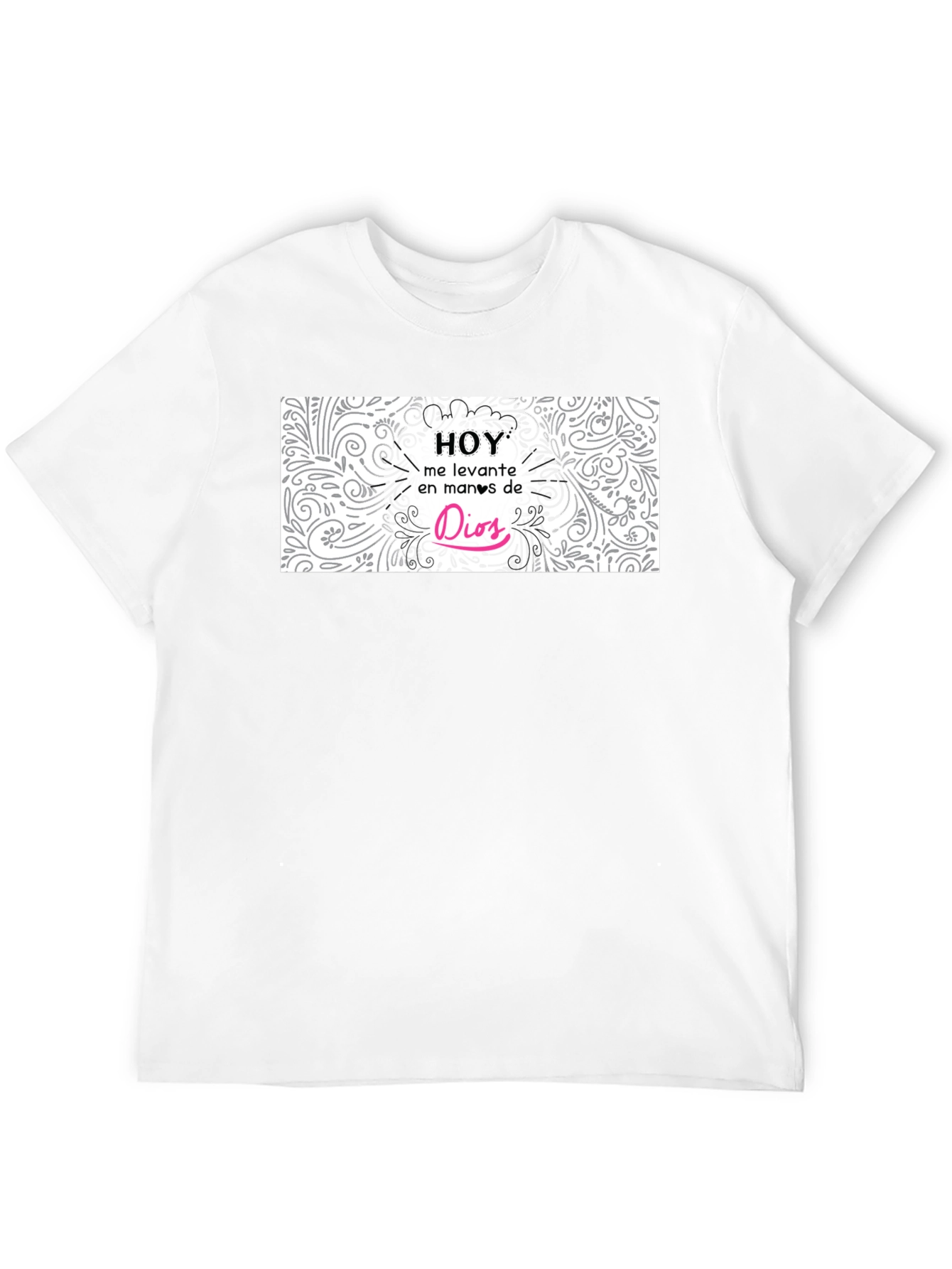 Hoy En Manos De Dios Black T-Shirt