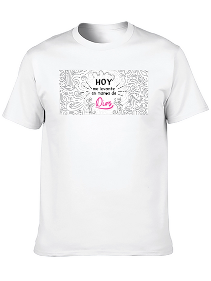 Hoy En Manos De Dios Black T-Shirt