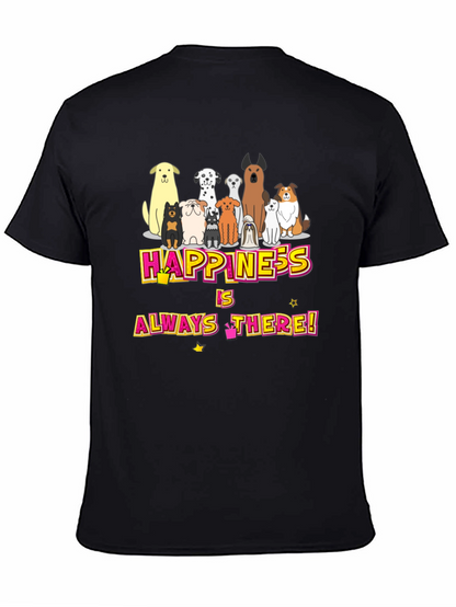 Happiness Dog Breed Graphic T-Shirt