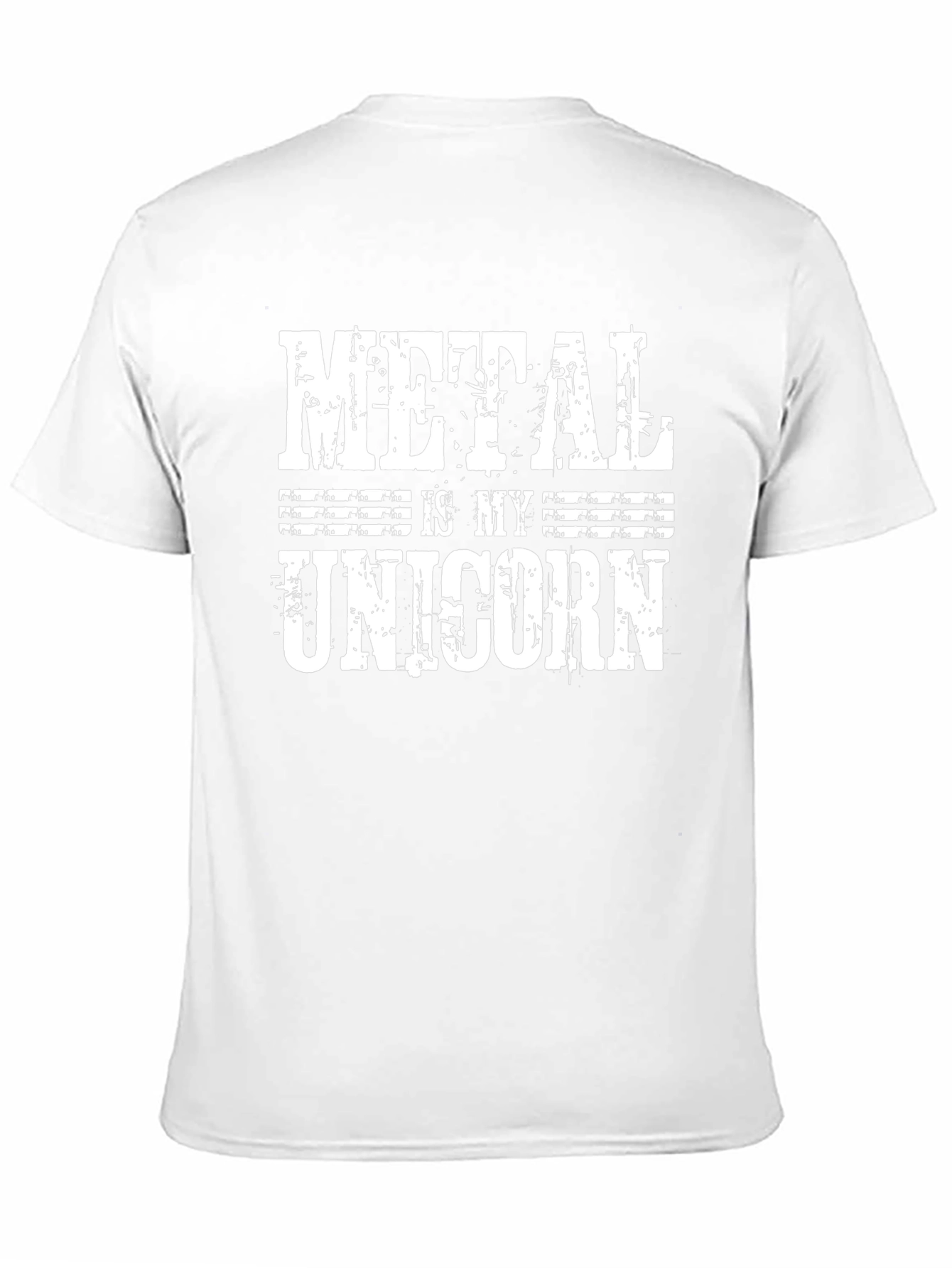 Metal Is My Unicorn Black T-Shirt