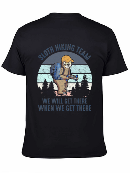 Sloth Hiking Team T-Shirt Funny Hiking Apparel