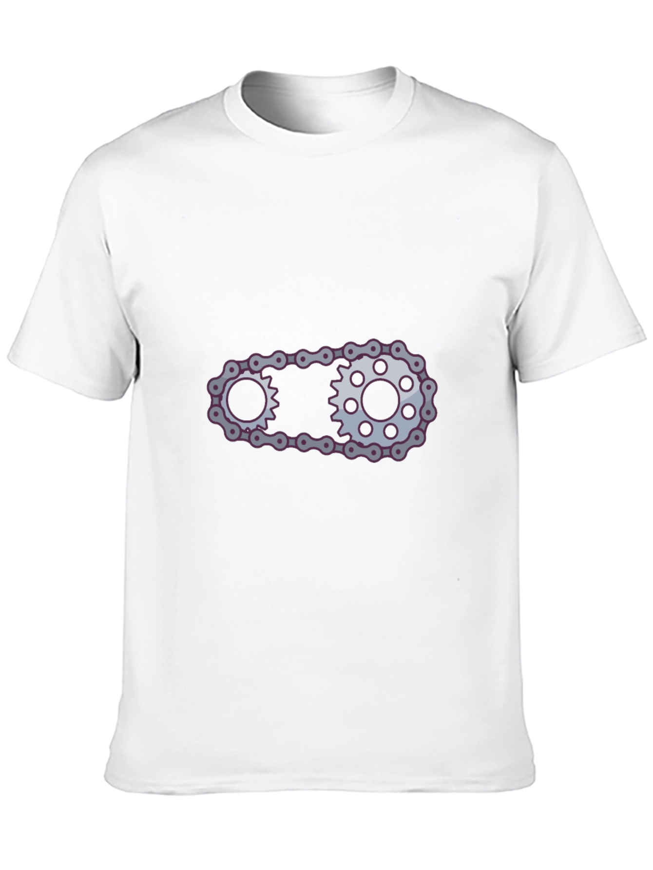 Cool Chain Graphic Black Tee