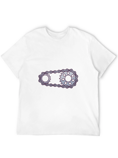 Cool Chain Graphic Black Tee