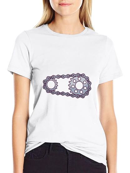 Cool Chain Graphic Black Tee