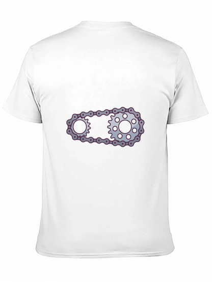Cool Chain Graphic Black Tee