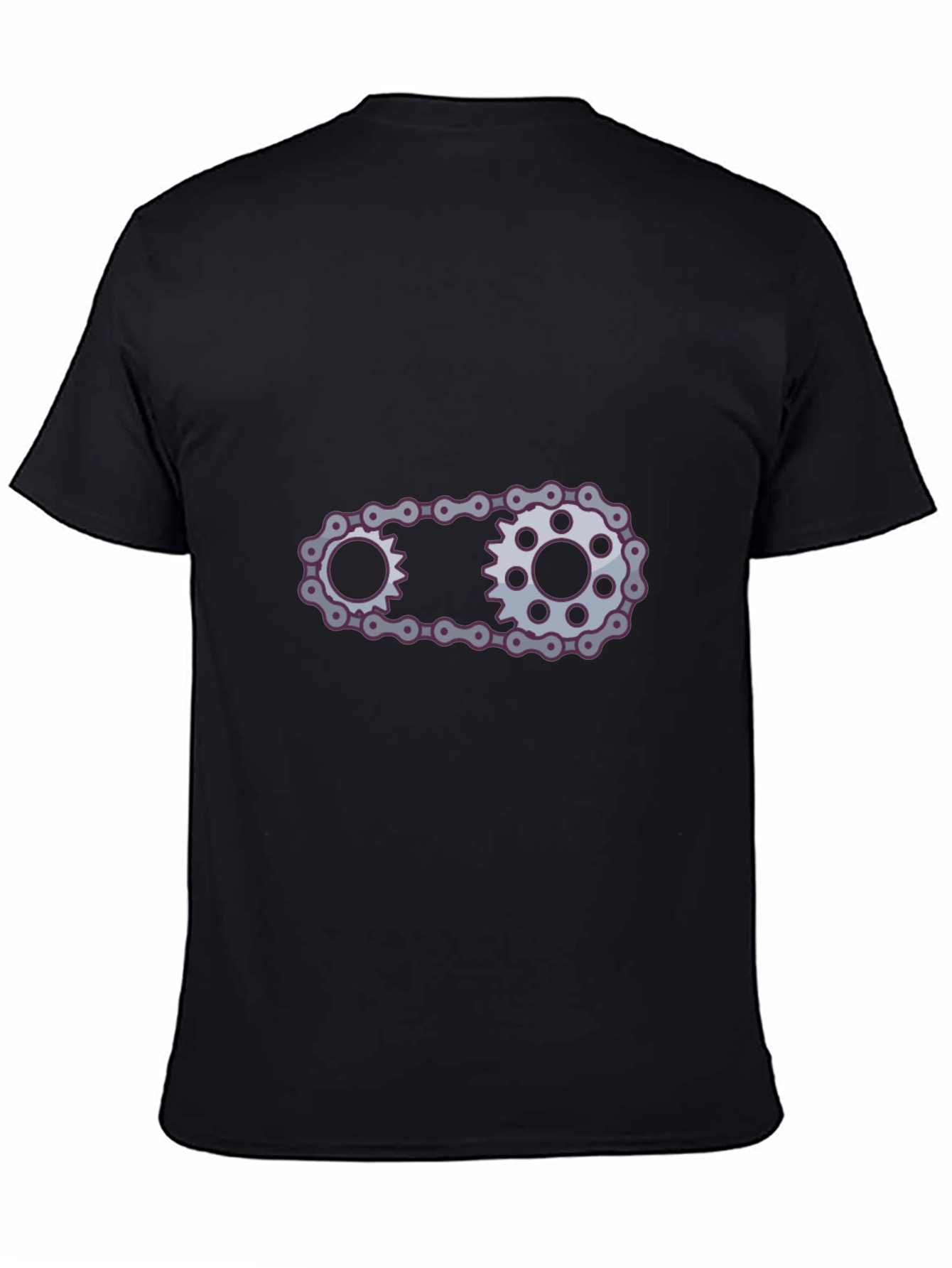 Cool Chain Graphic Black Tee