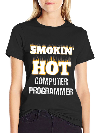 Smokin Hot Computer Programmer Graphic Tee