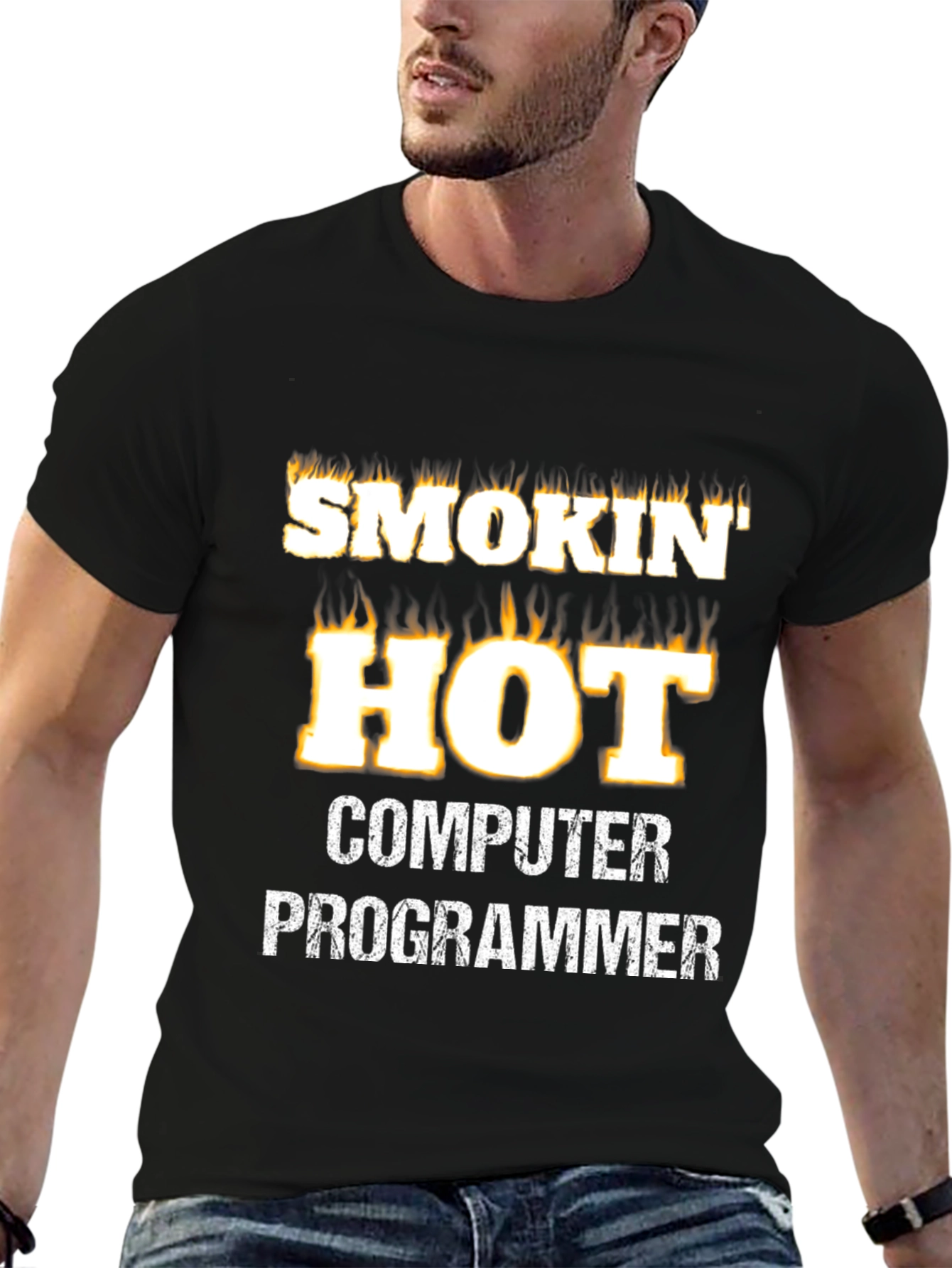 Smokin Hot Computer Programmer Graphic Tee
