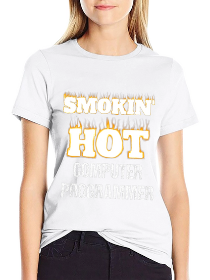Smokin Hot Computer Programmer Graphic Tee