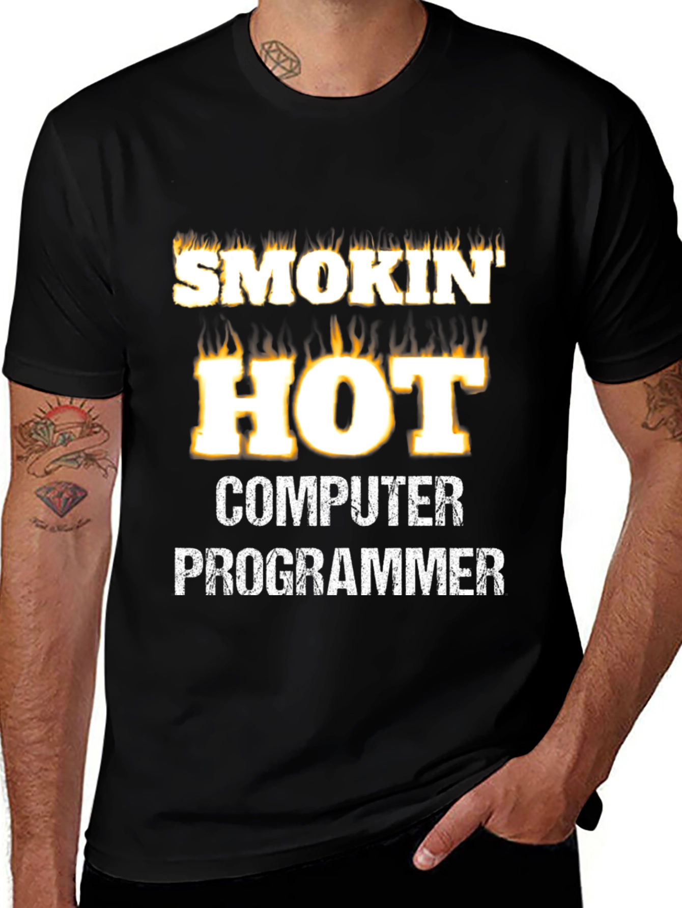 Smokin Hot Computer Programmer Graphic Tee