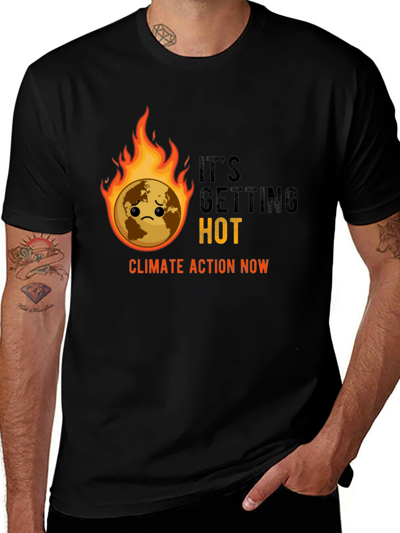 Climate Action Now T-Shirt - Global Warming Awareness