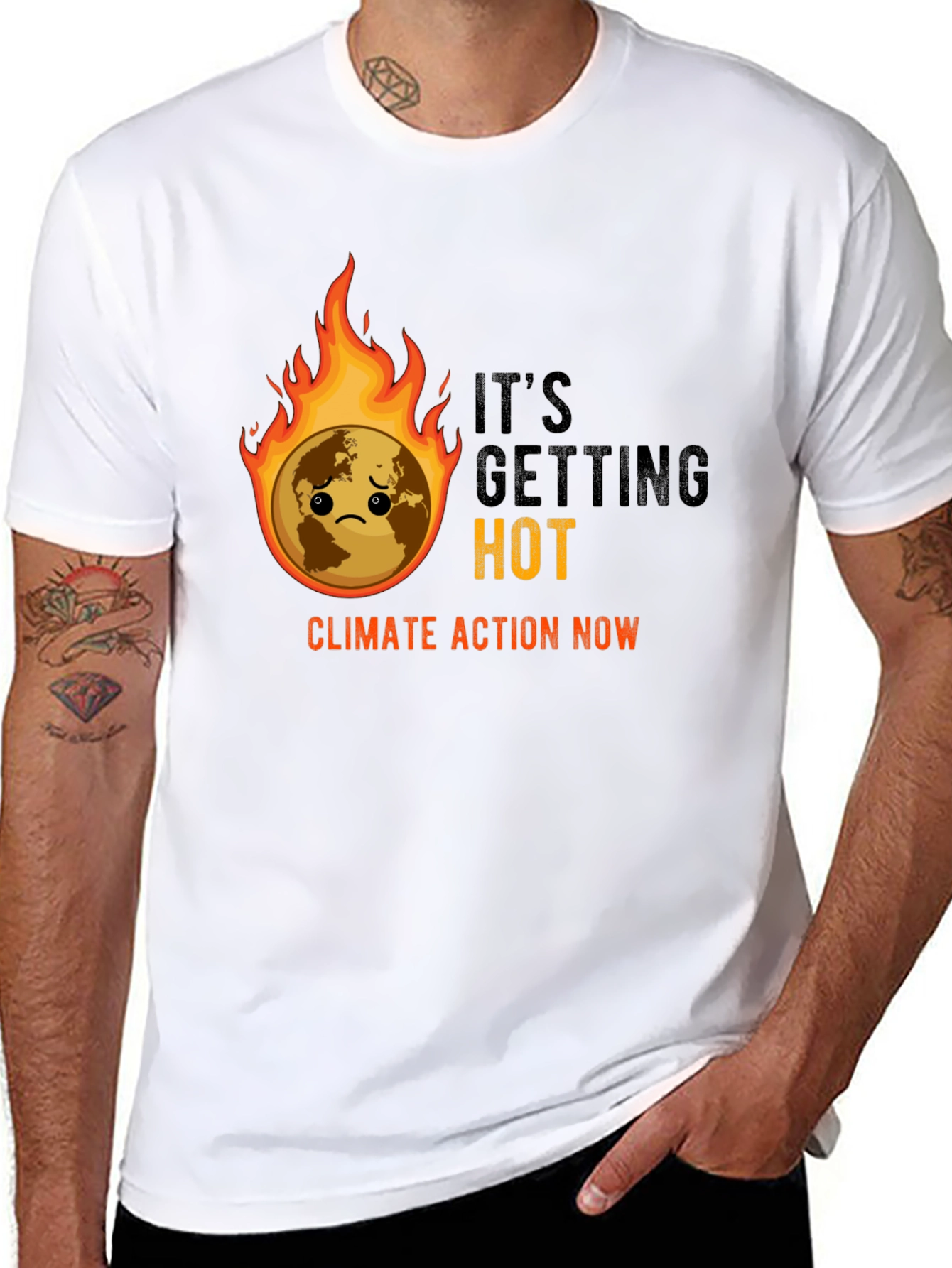 Climate Action Now T-Shirt - Global Warming Awareness