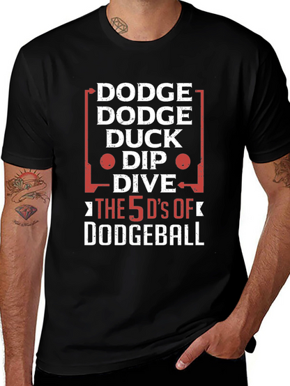 Dodgeball 5 Ds Funny Graphic T-Shirt