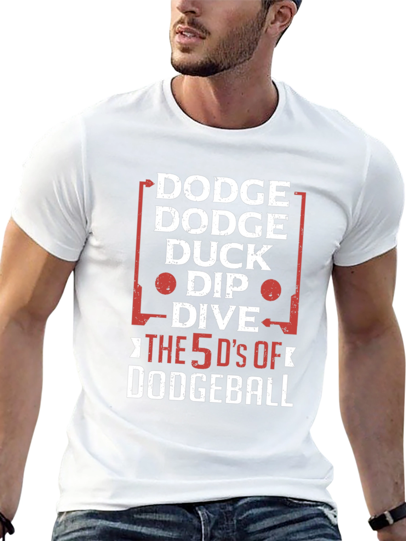 Dodgeball 5 Ds Funny Graphic T-Shirt