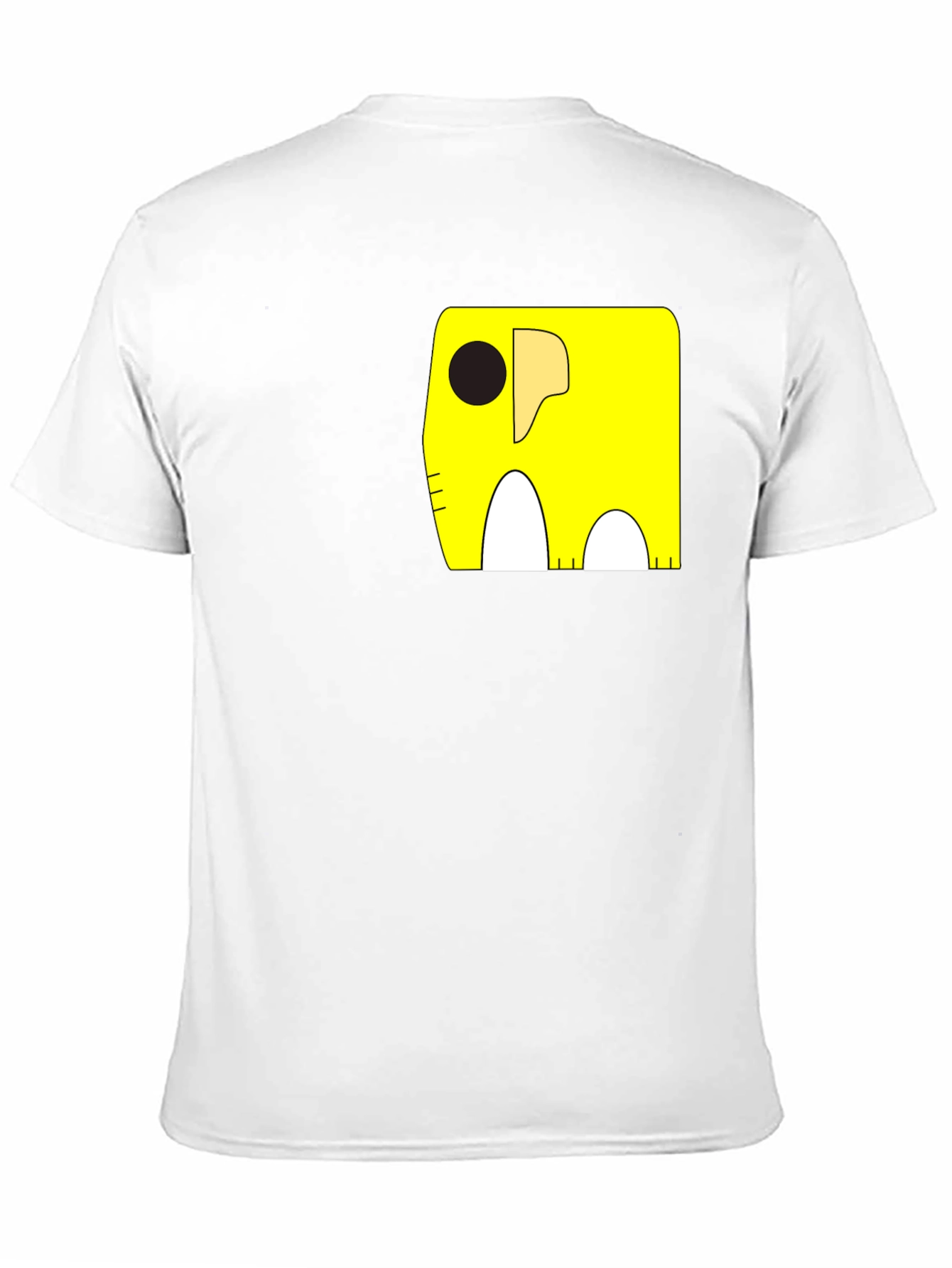 Cartoon Elephant Pocket T-Shirt