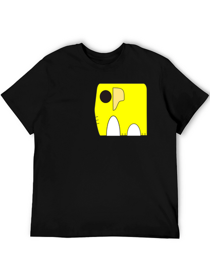 Cartoon Elephant Pocket T-Shirt